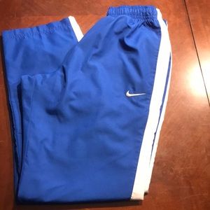 Nike Sz L  blue with white stripe EXCELLENT!!